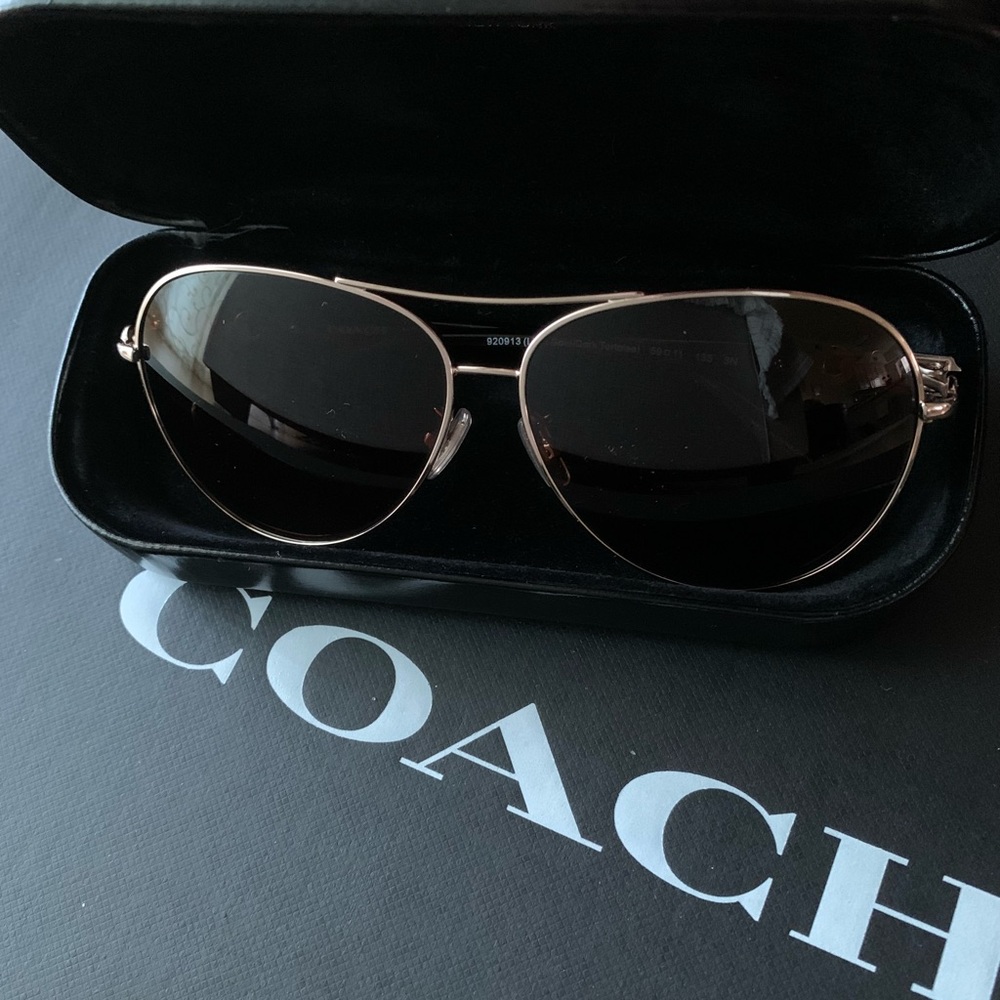 COACH Sunglasses (Gold)